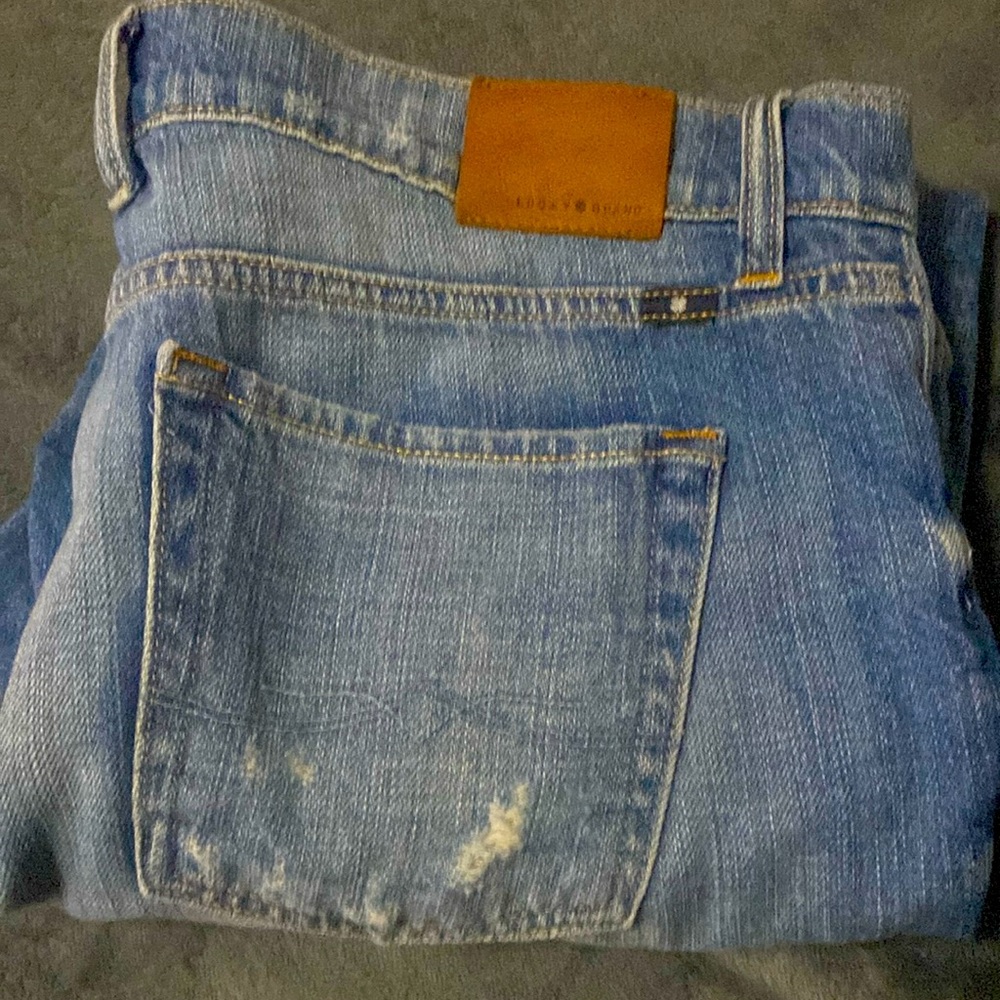 Practically new jeans! Never worn just sat.